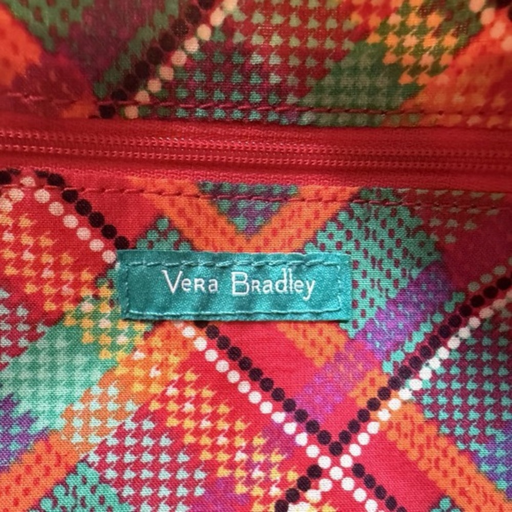 Vera Bradley satchel Hadley‎ bag in Rumba medium size Pink floral Purse - Picture 10 of 15